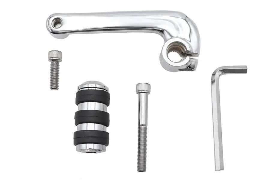 V-Twin Chrome Shifter Arm with Cats Paw Footpeg for Harley Davidson XL Models by V-Twin