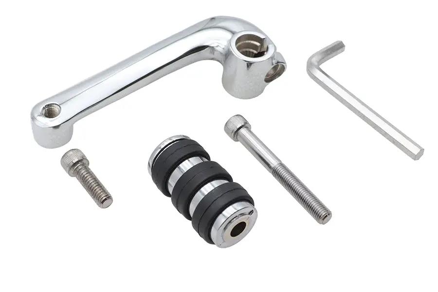 V-Twin Chrome Shifter Arm with Cats Paw Footpeg for Harley Davidson XL Models by V-Twin