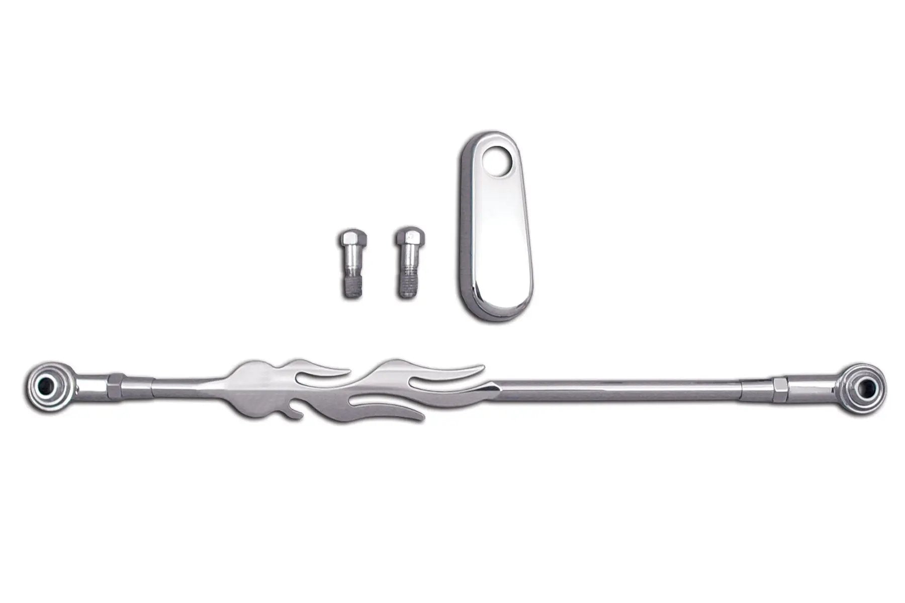 V-Twin Chrome Flame Style Shifter Rod Kit for Harley Davidson VRSC (2002-2011) by V-Twin