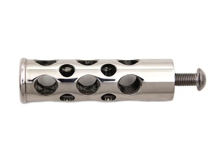 Wyatt Gatling Stainless Steel Swiss Cheese Shifter Footpeg for Harley Davidson by Wyatt Gatling