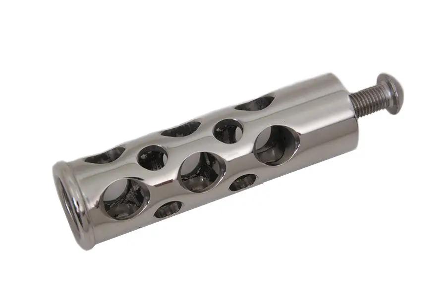 Wyatt Gatling Stainless Steel Swiss Cheese Shifter Footpeg for Harley Davidson by Wyatt Gatling