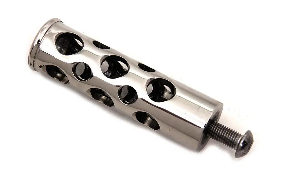 Wyatt Gatling Stainless Steel Swiss Cheese Shifter Footpeg for Harley Davidson by Wyatt Gatling