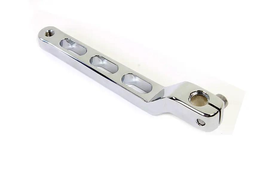 V-Twin Billet Style Heel Toe Shifter Lever Kit in Chrome for Harley Davidson FLDE and FLFB Models by V-Twin