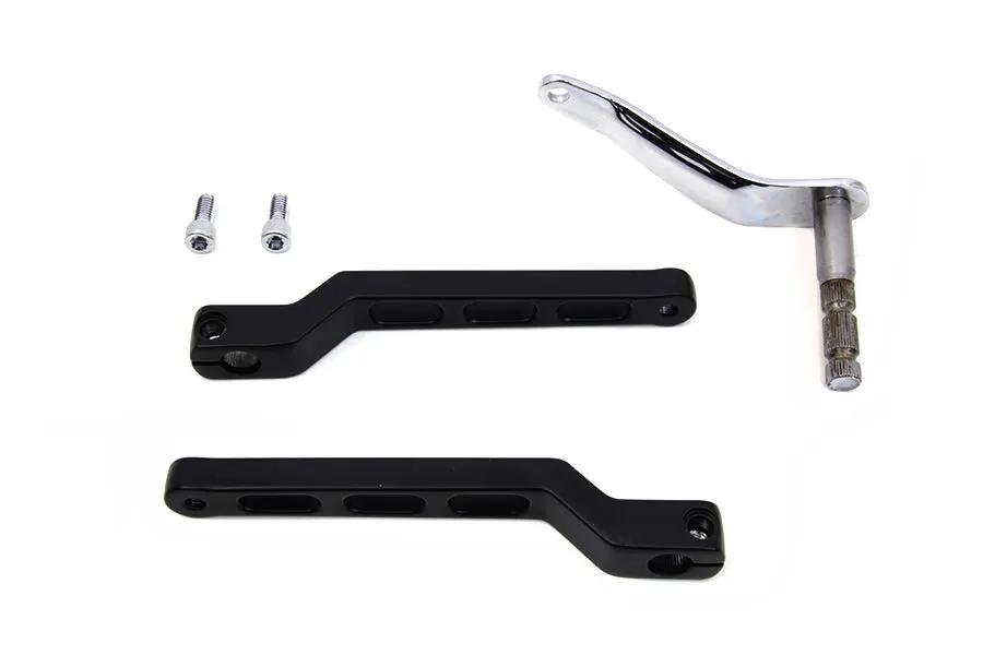 V-Twin Billet Style Heel Toe Shifter Lever Kit in Black for Harley Davidson FLDE & FLFB 2018-2024 by V-Twin