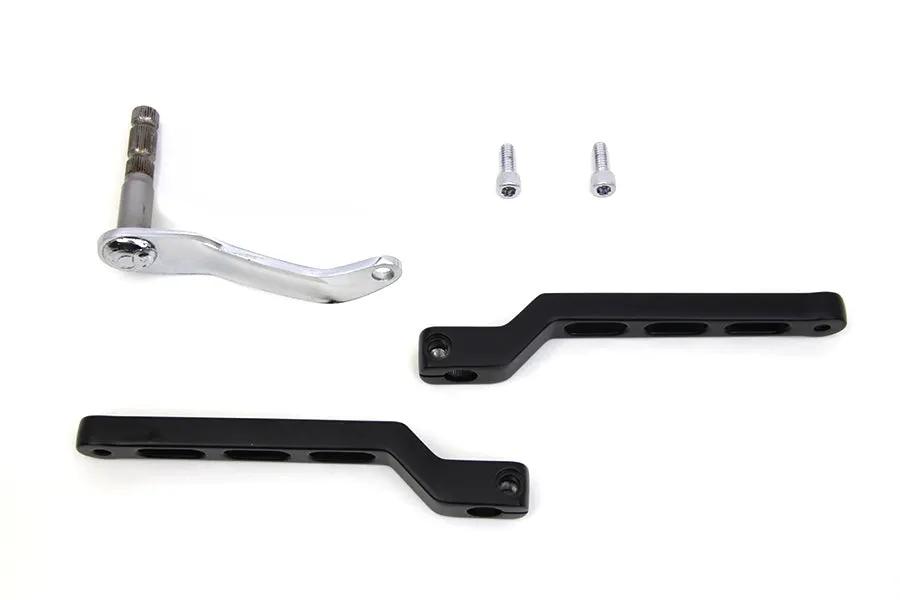 V-Twin Billet Style Heel Toe Shifter Lever Kit in Black for Harley Davidson FLDE & FLFB 2018-2024 by V-Twin