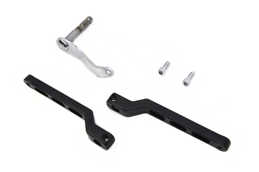 V-Twin Billet Style Heel Toe Shifter Lever Kit in Black for Harley Davidson FLDE & FLFB 2018-2024 by V-Twin
