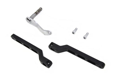 V-Twin Billet Style Heel Toe Shifter Lever Kit in Black for Harley Davidson FLDE & FLFB 2018-2024 by V-Twin