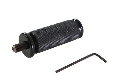V-Twin 2.5 Inch Long Black Shifter Footpeg with Threaded Mount – Part 78927B by V-Twin