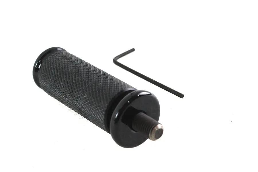 V-Twin 2.5 Inch Long Black Shifter Footpeg with Threaded Mount – Part 78927B by V-Twin