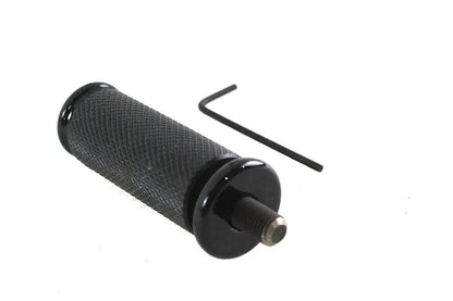 V-Twin 2.5 Inch Long Black Shifter Footpeg with Threaded Mount – Part 78927B by V-Twin