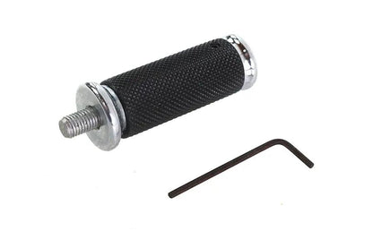 V-Twin 78927 2.5 Inch Long Shifter Footpeg with Chrome End Caps by V-Twin