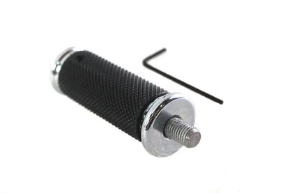 V-Twin 78927 2.5 Inch Long Shifter Footpeg with Chrome End Caps by V-Twin