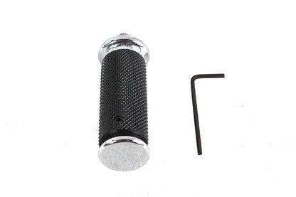 V-Twin 78927 2.5 Inch Long Shifter Footpeg with Chrome End Caps by V-Twin