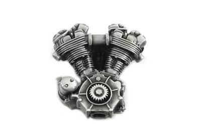 V-Twin Knucklehead Motor Shifter Knob with Antique Silver Finish by V-Twin