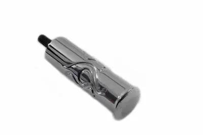V-Twin Chrome Billet Flame Style Shifter Footpeg with 5/16 inch x 24 Threaded Stud for Harley Davidson by V-Twin
