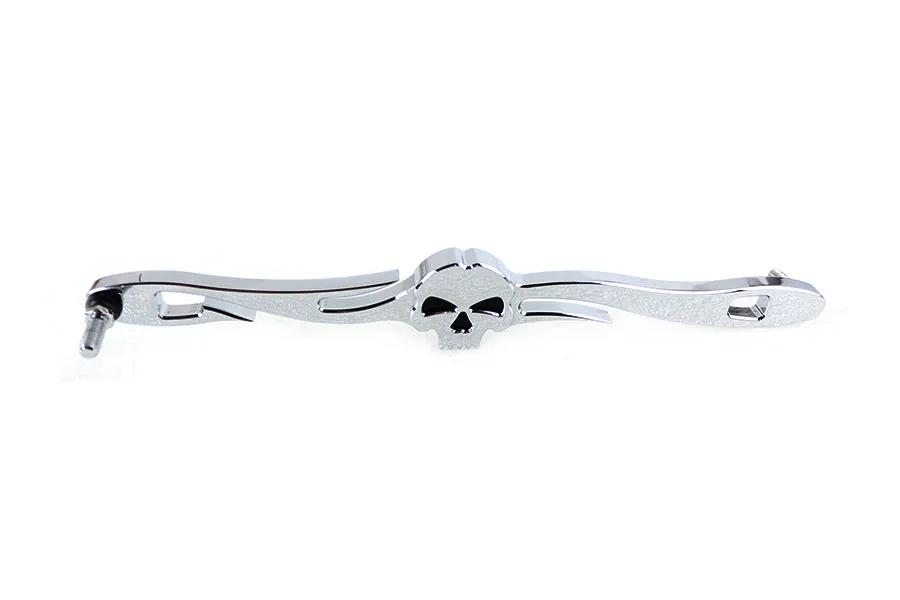 V-Twin Chrome Shifter Rod with Skull Design for Harley Davidson FLH 1986-1995 by V-Twin