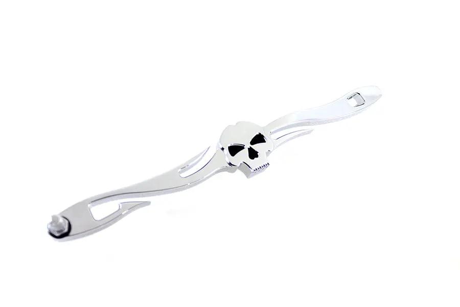 V-Twin Chrome Shifter Rod with Skull Design for Harley Davidson FLH 1986-1995 by V-Twin