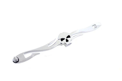 V-Twin Chrome Shifter Rod with Skull Design for Harley Davidson FLH 1986-1995 by V-Twin