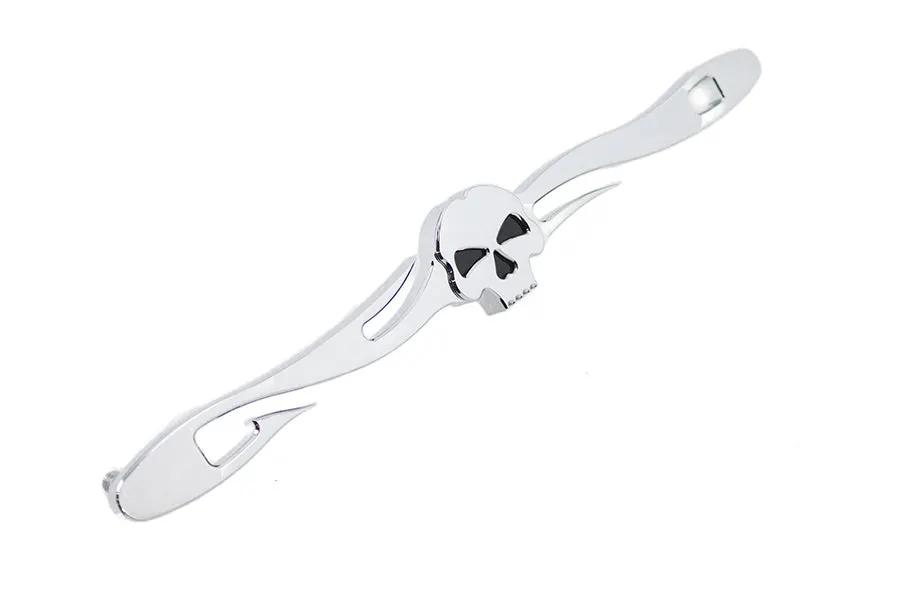 V-Twin Chrome Shifter Rod with Skull Design for Harley Davidson FLT Models by V-Twin