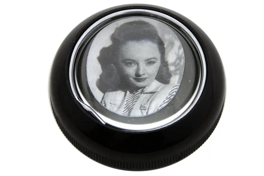V-Twin Photo Shifter Knob with Convex Glass Lens and Internal Photo Opening by V-Twin
