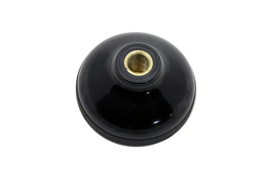 V-Twin Large Black Shifter Knob with Temperature Gauge for Harley Davidson FL Models by V-Twin