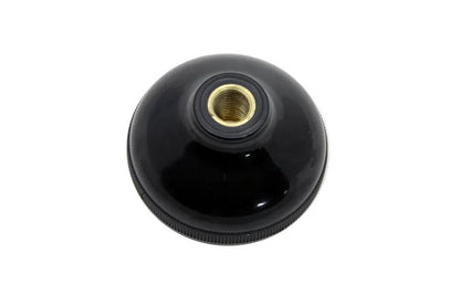 V-Twin Large Black Shifter Knob with Temperature Gauge for Harley Davidson FL Models by V-Twin