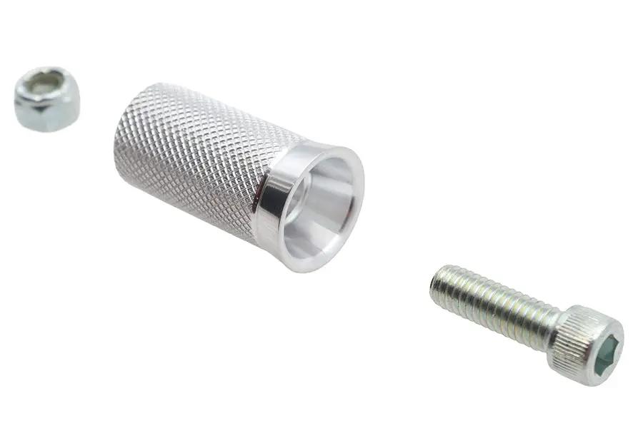 V-Twin Speedster Shifter Peg Alloy Part 78976P with Alloy Finish and Mounting Screw by V-Twin