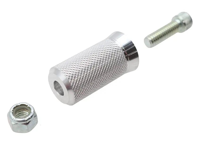 V-Twin Speedster Shifter Peg Alloy Part 78976P with Alloy Finish and Mounting Screw by V-Twin