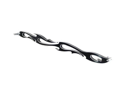 V-Twin Flame Style Black Shifter Rod for Harley Davidson FLT Models - Part #63222 by V-Twin