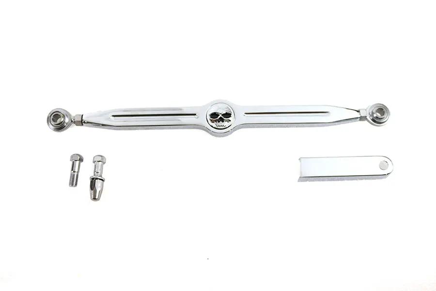 V-Twin 12 Inch Skull Shift Rod Kit Chrome for Harley Davidson FXST (1986-1995) by V-Twin