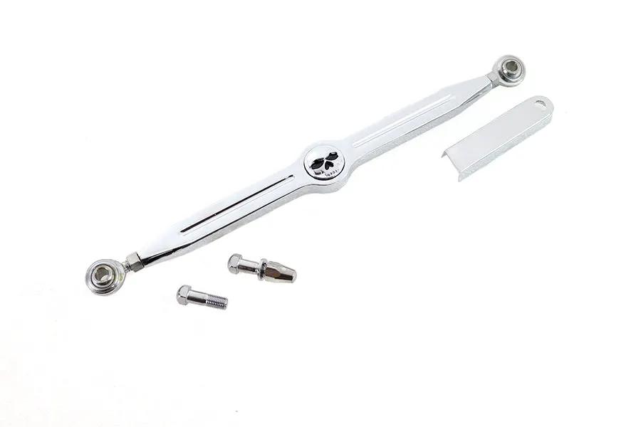 V-Twin 12 Inch Skull Shift Rod Kit Chrome for Harley Davidson FXST (1986-1995) by V-Twin