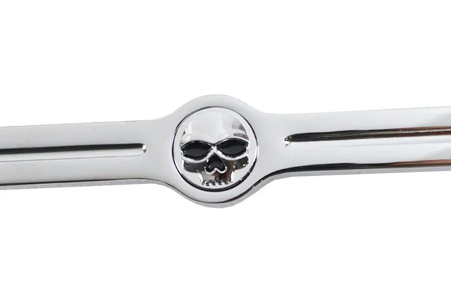 V-Twin 12 Inch Skull Shift Rod Kit Chrome for Harley Davidson FXST (1986-1995) by V-Twin