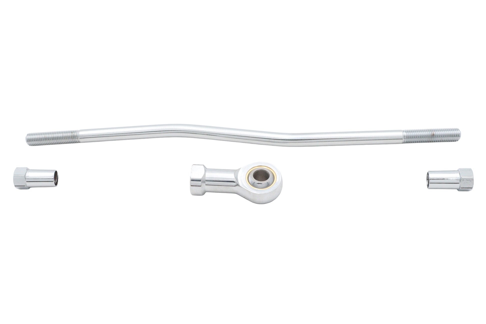 V-Twin Shifter Rod Kit with Chrome Finish - 9-7/8 Inch Length