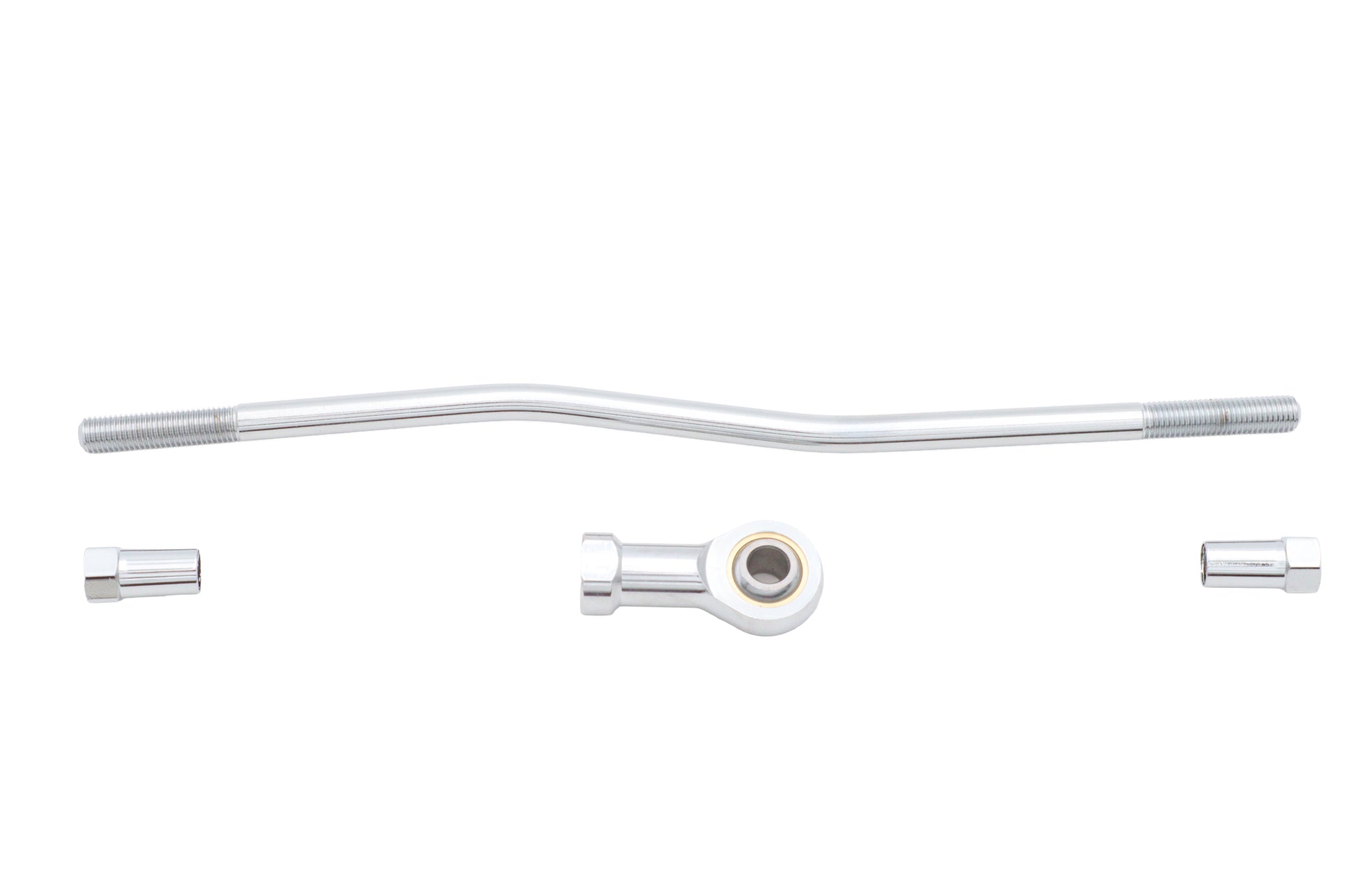 V-Twin Shifter Rod Kit with Chrome Finish - 9-7/8 Inch Length