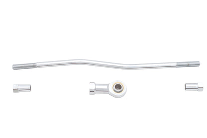 V-Twin Shifter Rod Kit with Chrome Finish - 9-7/8 Inch Length