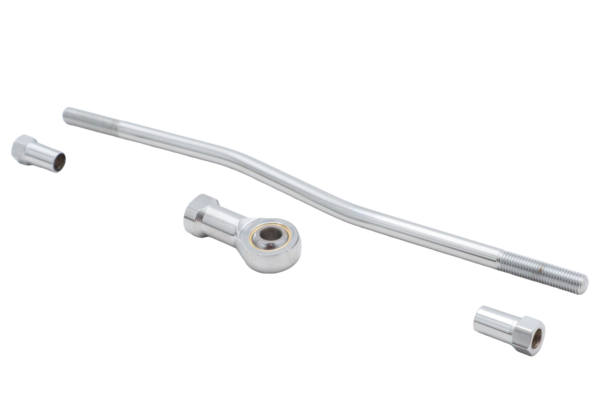 V-Twin Shifter Rod Kit with Chrome Finish - 9-7/8 Inch Length