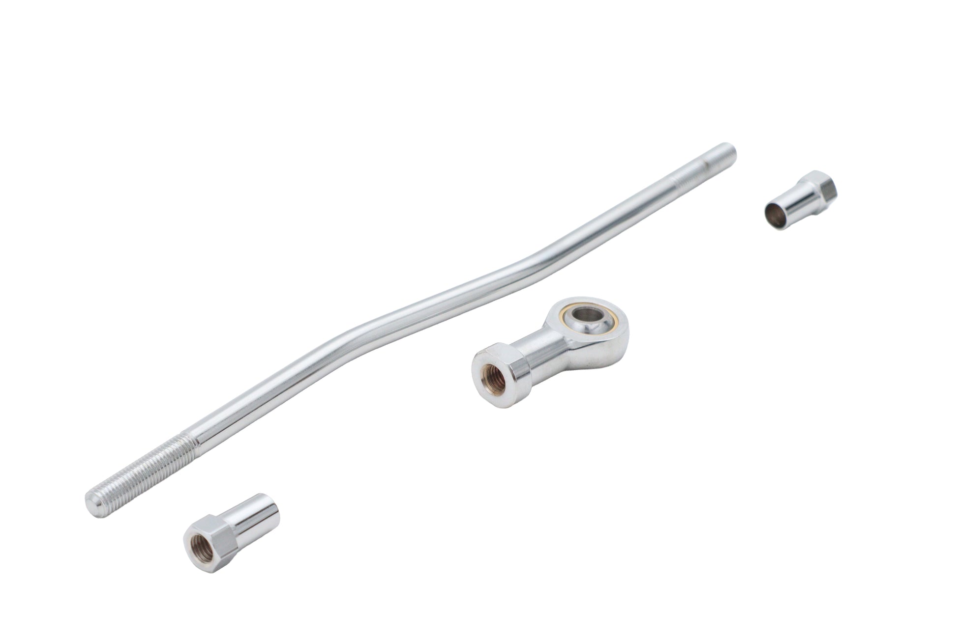 V-Twin Shifter Rod Kit with Chrome Finish - 9-7/8 Inch Length