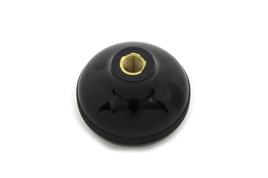 V-Twin Metro Police Shifter Knob - Black with Emblem, Fits Motorcycle Gear Shift Levers by V-Twin