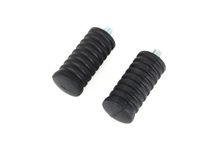 V-Twin Rubber Shifter Footpeg Set Black for Harley Davidson FLT (1979-1988) by V-Twin