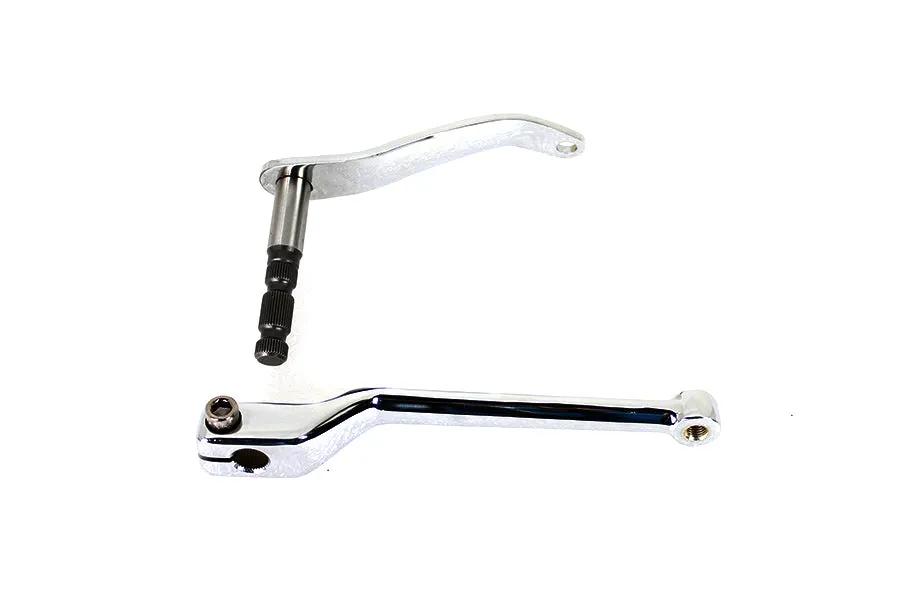 V-Twin Chrome Heel Shifter Lever Kit for Harley Davidson FLDE and FLFB Models - Part 78266 by V-Twin