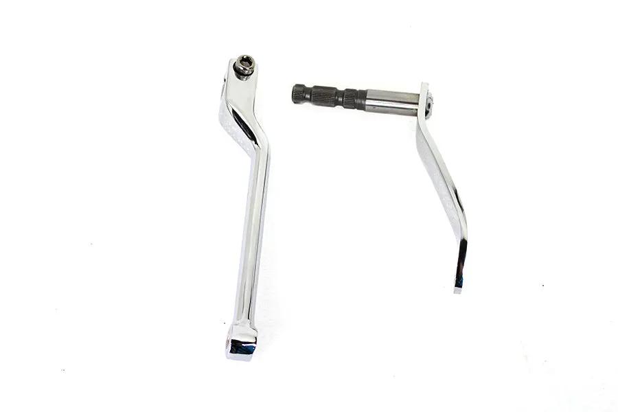 V-Twin Chrome Heel Shifter Lever Kit for Harley Davidson FLDE and FLFB Models - Part 78266 by V-Twin