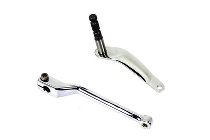 V-Twin Chrome Heel Shifter Lever Kit for Harley Davidson FLDE and FLFB Models - Part 78266 by V-Twin