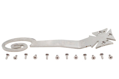 V-Twin Indian Larry Jockey Shift Handle Natural Stainless Steel Kit