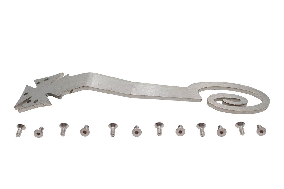 V-Twin Indian Larry Jockey Shift Handle Natural Stainless Steel Kit
