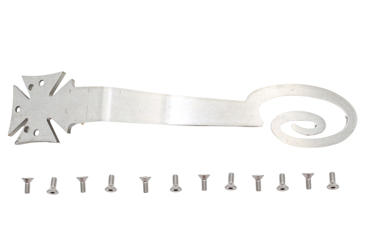 V-Twin Indian Larry Jockey Shift Handle Natural Stainless Steel Kit