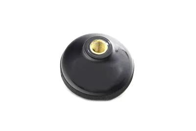 V-Twin Jockey Shifter Knob Army Style with Gold Inlay Medallion by V-Twin