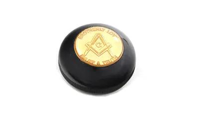 V-Twin Jockey Shifter Knob Masonic Style with Brotherly Love and Relief & Truth Engraving by V-Twin