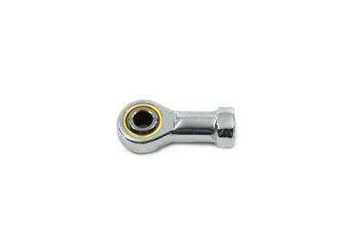 V-Twin Chrome Shifter Rod End with Brass Ball Socket - 1-7/8 Inch by V-Twin