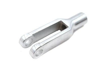 V-Twin Forked Chrome Rod End Clevis with 1/4 Inch Pin Hole for Shifter Rods by V-Twin