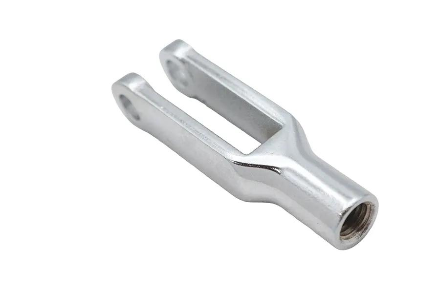 V-Twin Forked Chrome Rod End Clevis with 1/4 Inch Pin Hole for Shifter Rods by V-Twin
